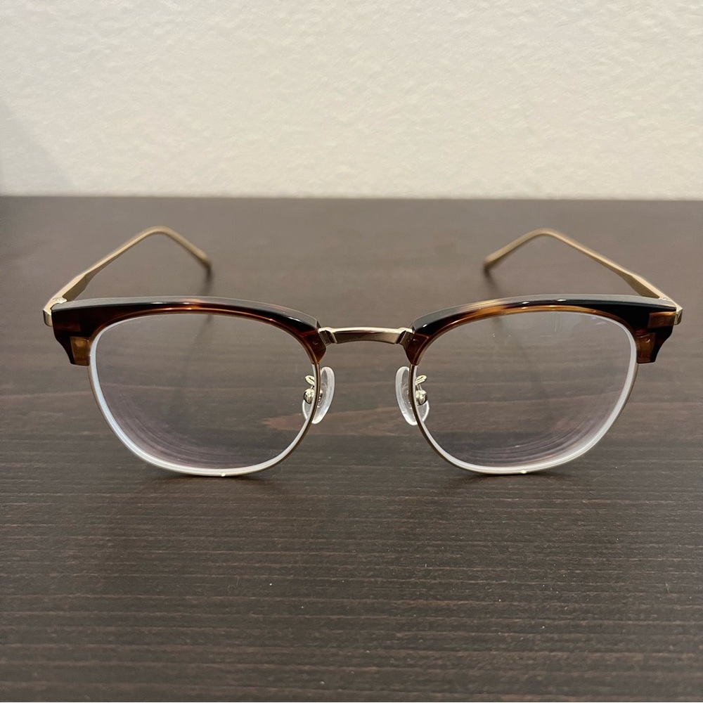 Jins J!ns Eyewear Eyeglasses Half Rim Browline Frames